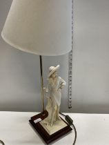 A Art Deco themed table lamp shipping unavailable