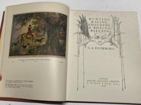 A first edition 1926 Hunting, Racing, Coaching and Boxing Ballard's by G A Fothergill