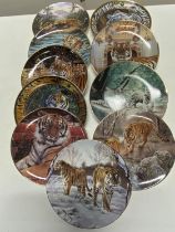 A selection of Royal Doulton and Franklin Mint collectors plates