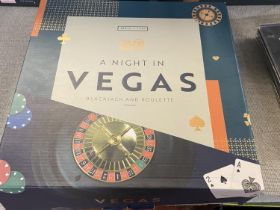A boxed Casino blackjack and roulette set (unchecked)