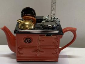 A Swineside Teapottery novelty teapot