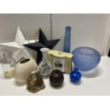 A job lot of assorted ceramic and other items. shipping unavailable
