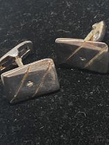 A pair of 925 silver cufflinks