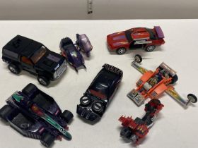 A selection of Boulder Hill MASK vehicles