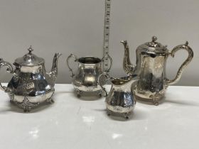 Four assorted pieces of quality antique silver plated ware including James Allan