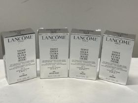 Four boxed assorted colours, Lancome 24H Ultra Wear Matte Foundation