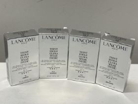 Four boxed assorted colours, Lancome 24H Ultra Wear Matte Foundation