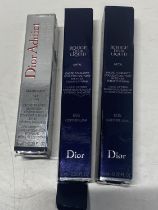 Three Dior Liquid Lipstains