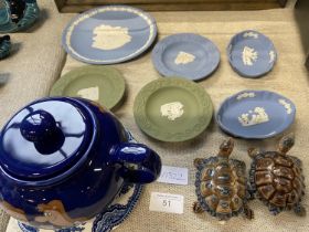 A selection of Wedgewood Jasperware and other collectables