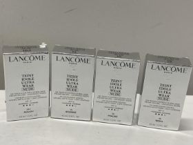 Four boxed assorted colours, Lancome 24H Ultra Wear Matte Foundation