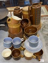 A large selection of vintage Hornsea pottery in assorted patterns shipping unavailable