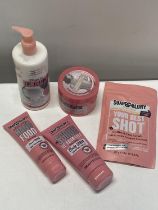 A selection of Soap and Glory products