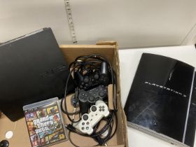 A working PS3 with accessories and games