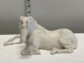A Royal Doulton white horse