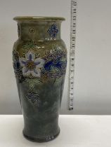 A large early 20th century Royal Doulton vase h37cm