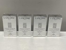 Four boxed assorted colours, Lancome 24H Ultra Wear Matte Foundation