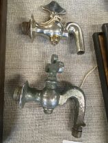 Two 19th century wine taps