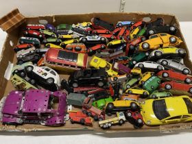 A large selection of die-cast and other models