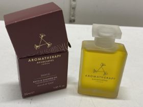 A new boxed Aromatherapy bath and shower oil