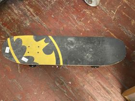 A Batman themed skateboard