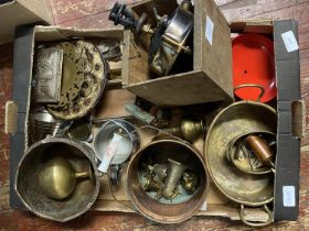 A job lot of assorted metal wares and other items Shipping unavailable