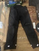 A pair of Richa motorbike trousers size L