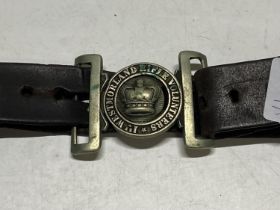 A Victorian Westmoreland Rifle Volunteers belt
