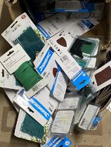 A job lot of assorted sanding belts and other accessories