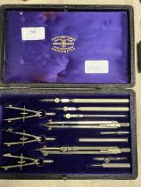 A boxset of AG Thornton Ltd technical instruments