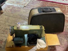 A vintage Alfa electric sewing machine (untested) Shipping unavailable