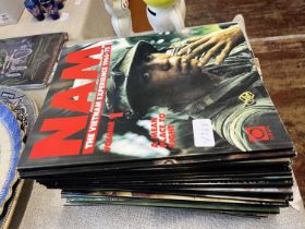 35 volumes of Nam (Vietnam Conflict) magazines