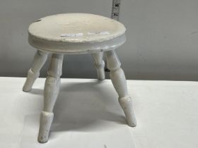 A child's rustic antique stool / milking stool.