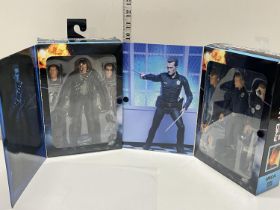 Two boxed Neca figures (T800 & T1000)