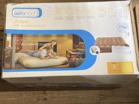 A single airbed with power pump (untested)
