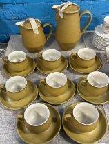 A vintage Denby tea service approx 18 pieces