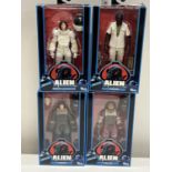 Four boxed Neca Alien figures