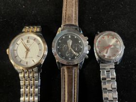Selection of three watches including Accurist, Timex in working order