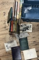 A job lot of antique & vintage books and other ephemera