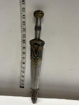 A replica Mycenaean dagger sword