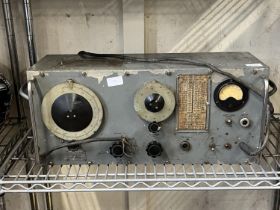 A WW2 Marconi Signal Generator MKIII dated 1943 (untested) shipping unavailable