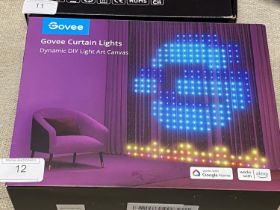 A boxed Govee LED curtain light (untested/unchecked)