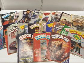 A large job lot of vintage Custom Car magazines from the 1970's