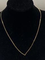A 9ct gold necklace 1.67g