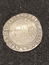 A Elizabeth I 1579 hammered silver coin