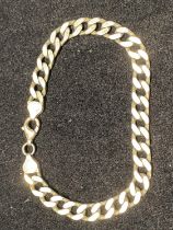 A stamped 925 silver Curb bracelet