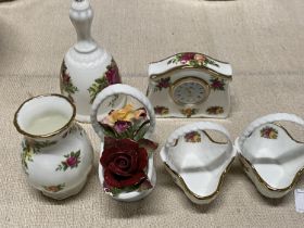 A small selection of collectable Royal Albert Old Country Rose's