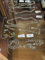 A selection of Asian themed costume jewellery