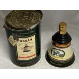 A sealed bottle of Bell's Old Scotch Whiskey 75cl Christmas 1990