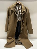 A men's Gorgio Armani trench coat size L