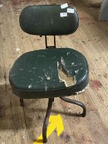 A vintage Evertaut machinists chair (needs reupholstering), shipping unavailable